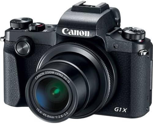 Canon PowerShot G1 X Mark III Digital Camera | 24.2MP APS-C Sensor  Dual Pixel AF & 3X Zoom | Compact Camera for Travel & Everyday Photography (2208C001) + 64GB Card + Shoulder Bag