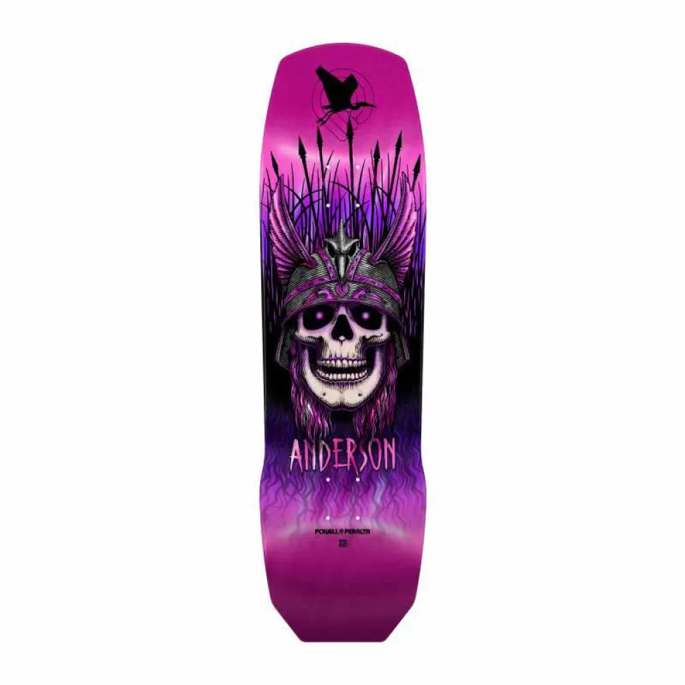 Powell Peralta Andy anderson heron pink pro 7-ply 9.13 x 32.8 skateboard deck