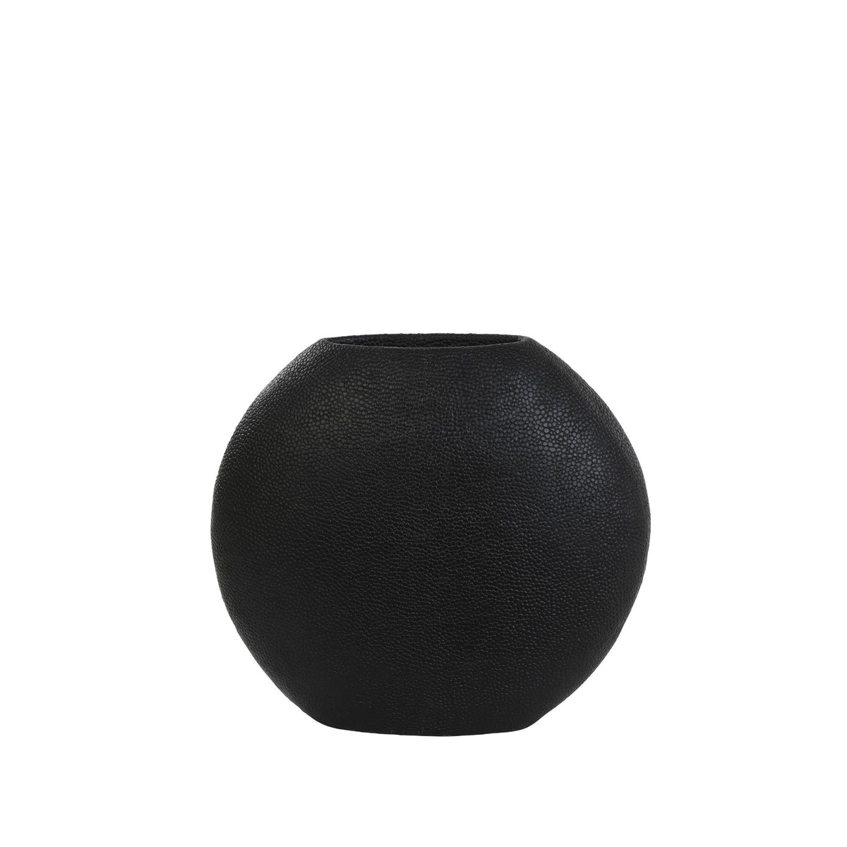 Light & Living vaas Rayskin - zwart - 40x14x36cm