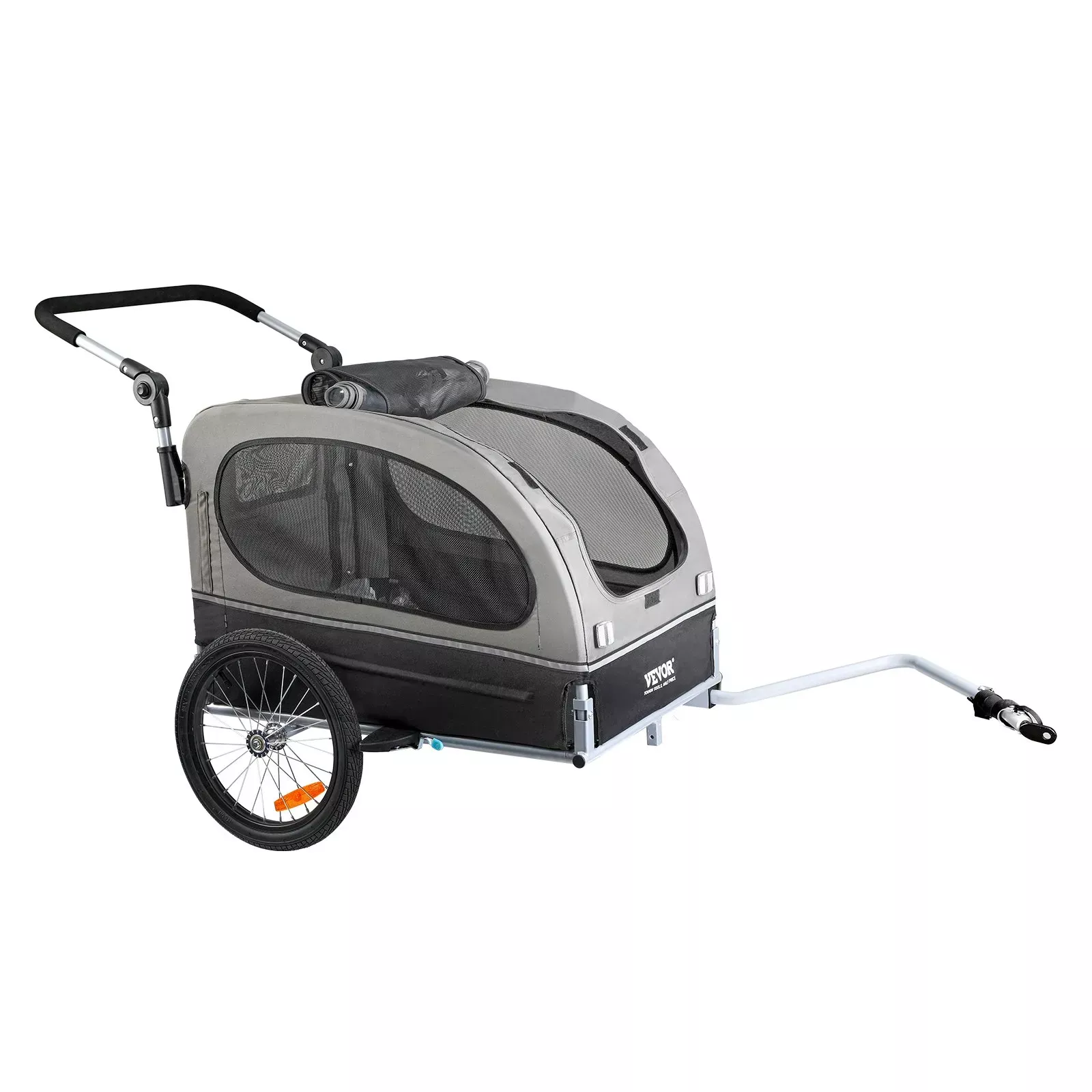 Przyczepka rowerowa dla psa 2w1 składana 40kg – wózek spacerowy