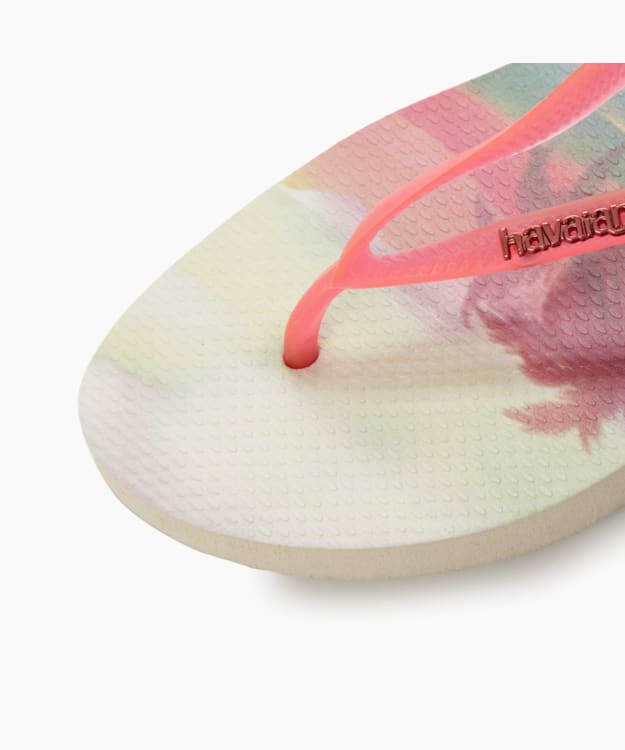 Fluoro Jelly Flip Flops Pink - Havaianas Fluoro Jelly Tropical Flip Flops