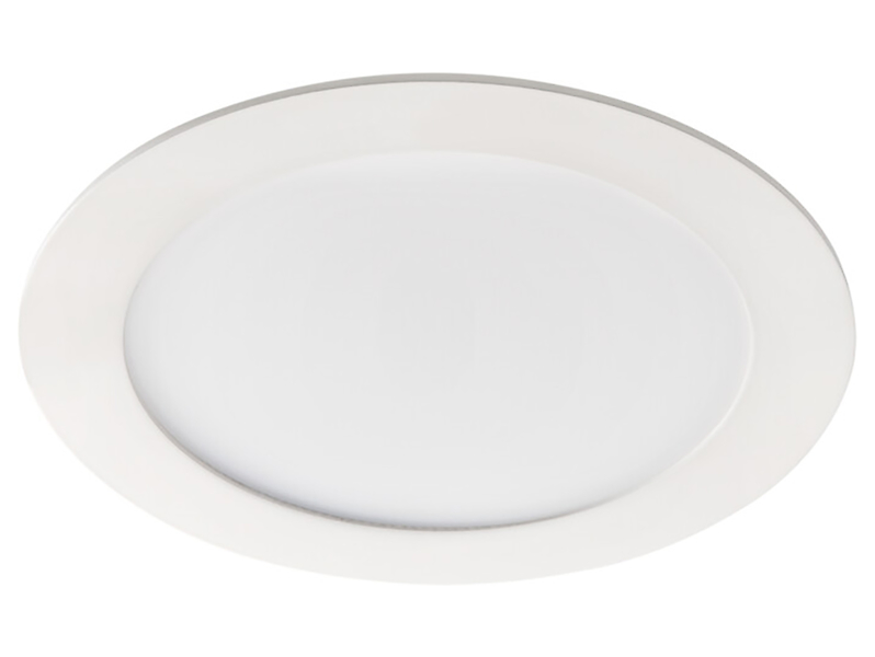 Lampa sufitowa wpuszczana Rounda LED aluminiowa 16,9 cm biała