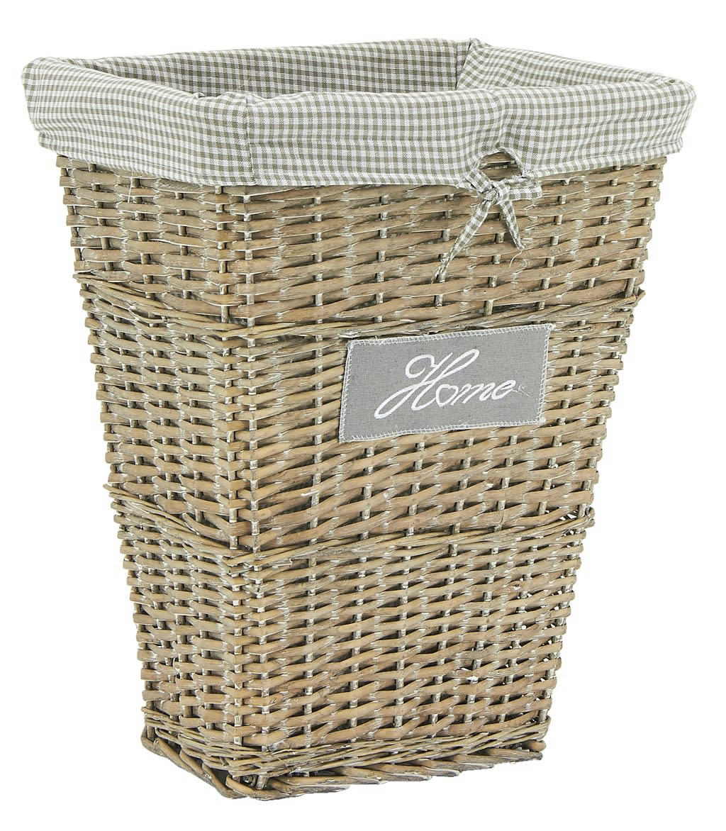 - Panier à linge home en osier et coton