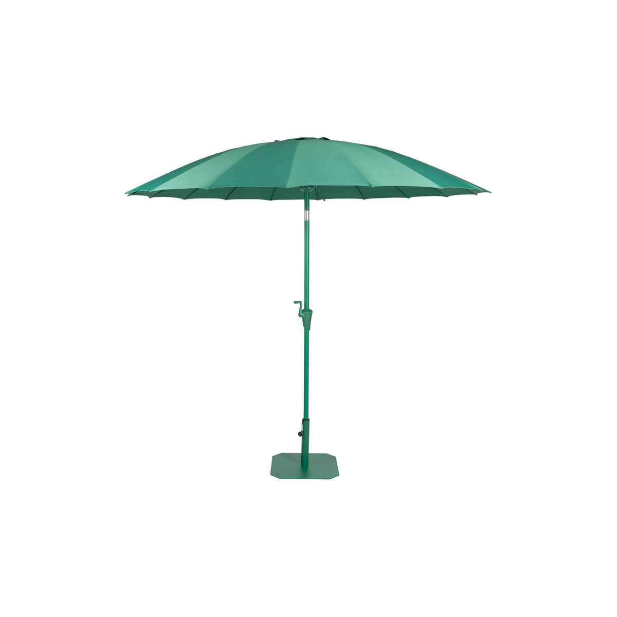 Zuiver Sunshine Parasol Set inclusief Parasolhoes en Parasolvoet Desert Sage Groen