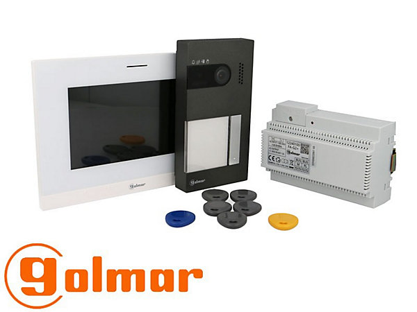 Kit visiophone GOLMAR Soul 7'' / Visiophone filaire professionnel &portier video