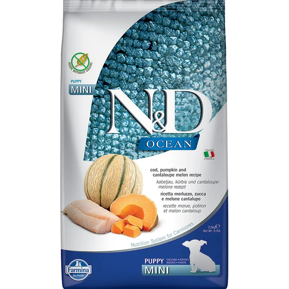 Farmina Ocean Puppy Cod Pumpkin Mini Dog Food 2.5kg