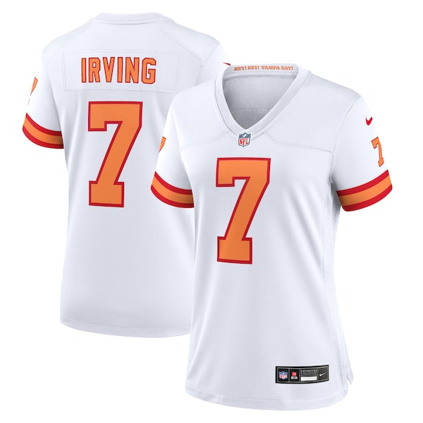 Bucky Irving '76 Tampa Bay Buccaneers Nike Women's  Game Jersey - White/Red/Orange
