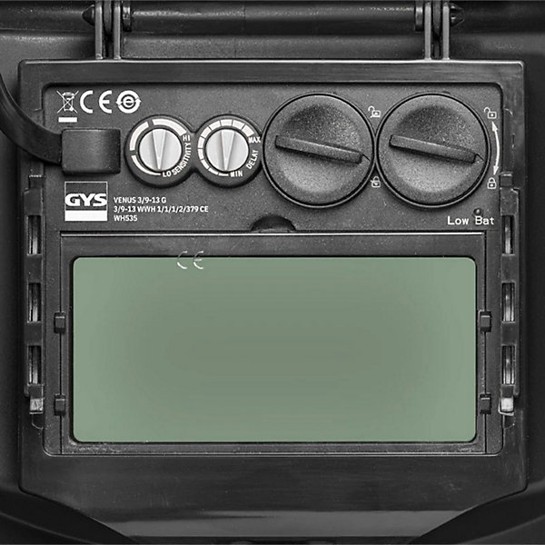 Masque de soudage LCD Venus teinte variable 3/9-13 True Color - GYS 79748
