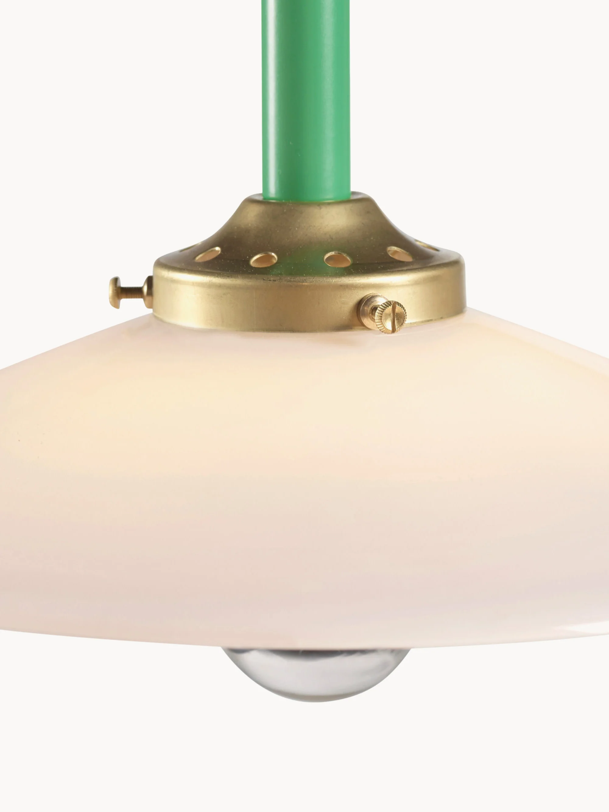 Handgefertigte Stehlampe Moou mit Marmorfuß