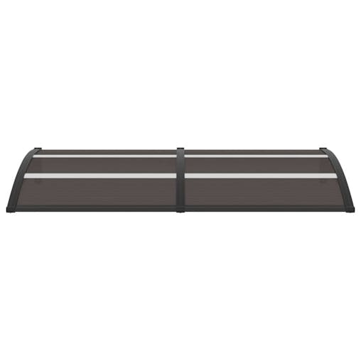 NNEVL Door Canopy Black 200x80 cm PC