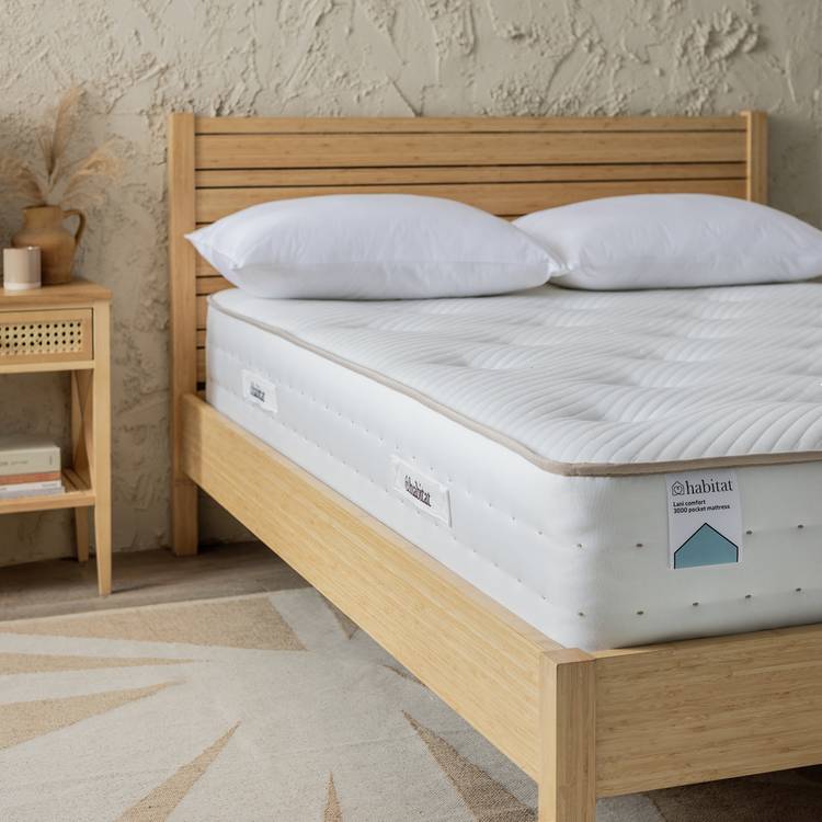 Habitat Lani Natural 3000 Pocket Comfort Mattress - Double