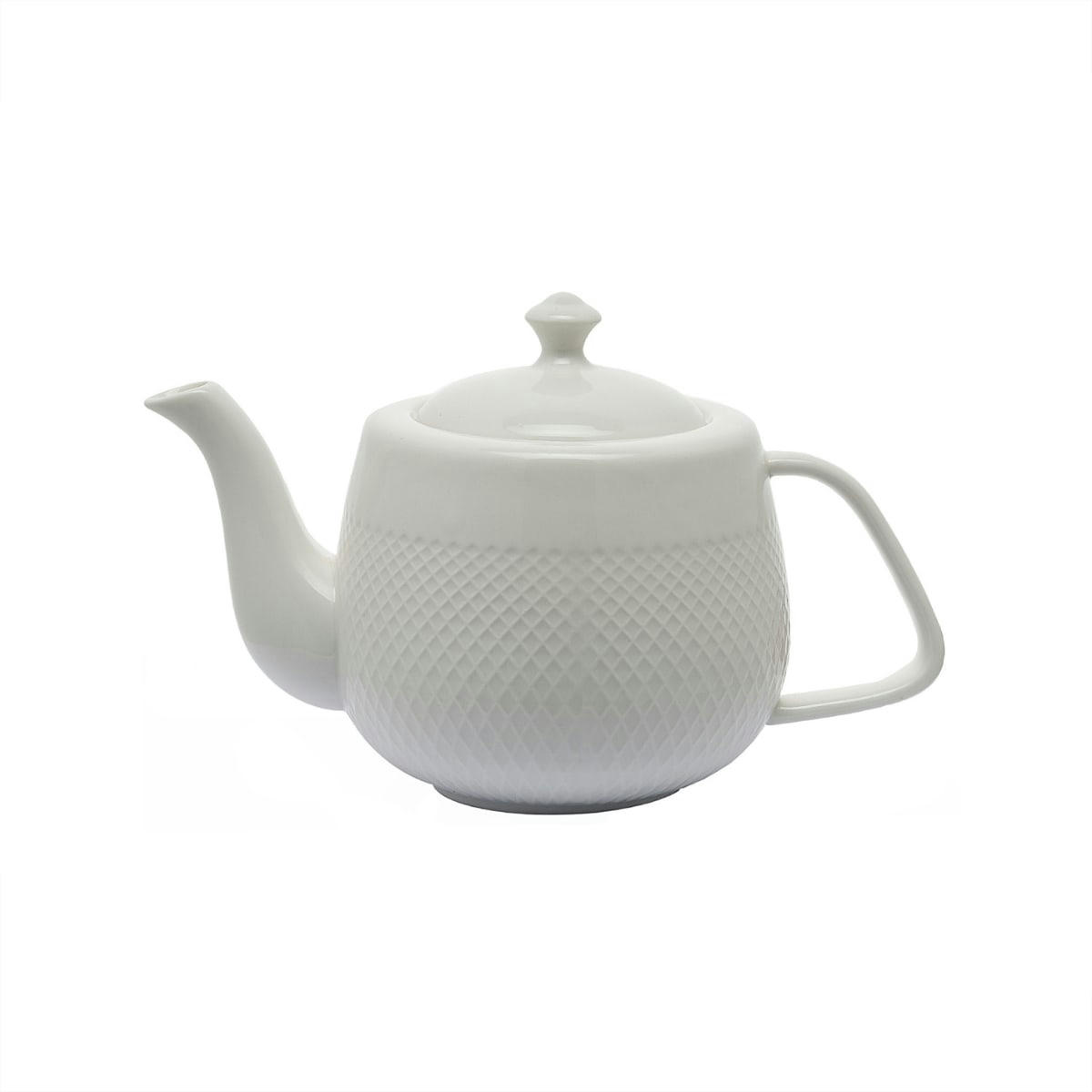 CECILE - Théière en porcelaine blanche H15