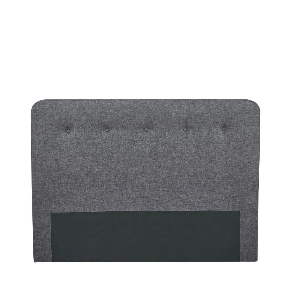 OTELLO - Tête de lit en tissu 150 cm gris anthracite