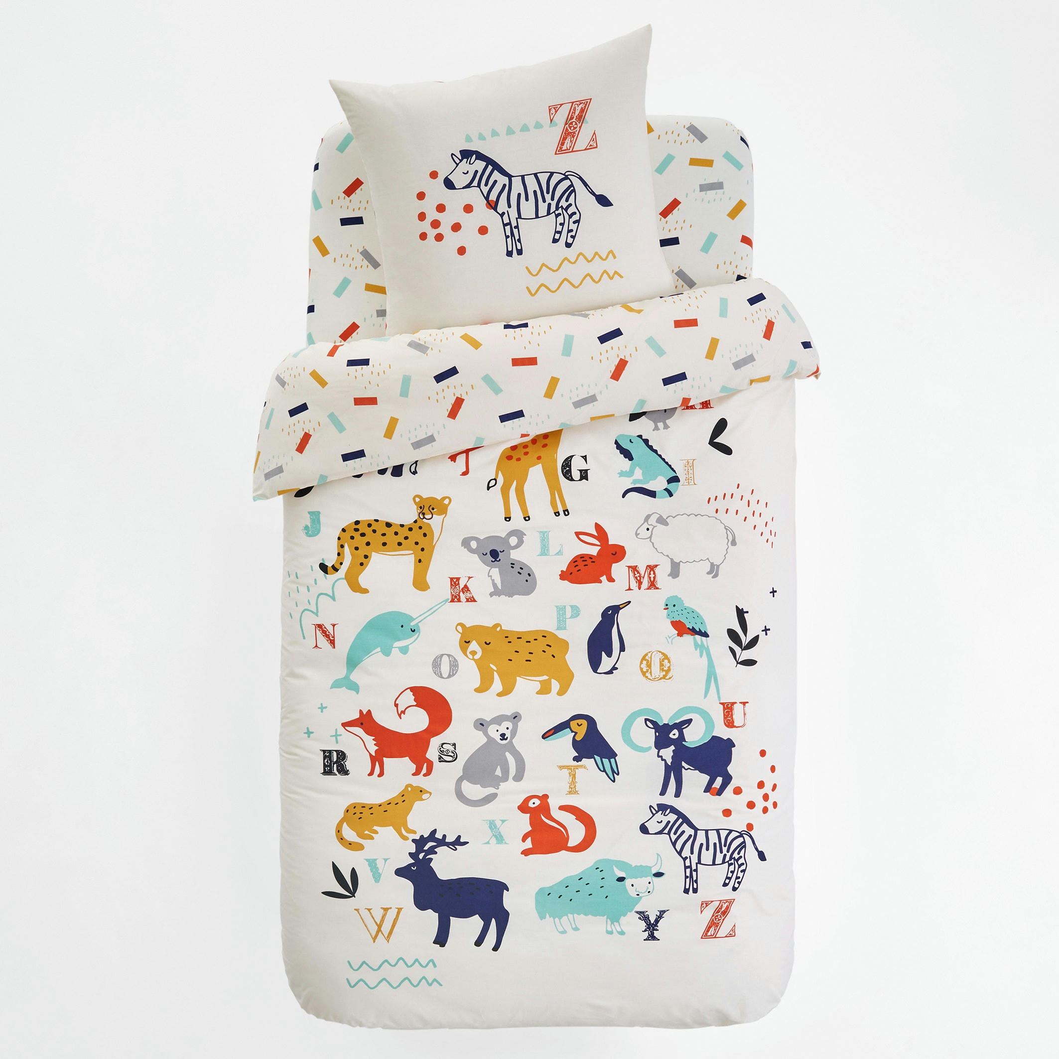 Housse de couette imprimée, Animalia