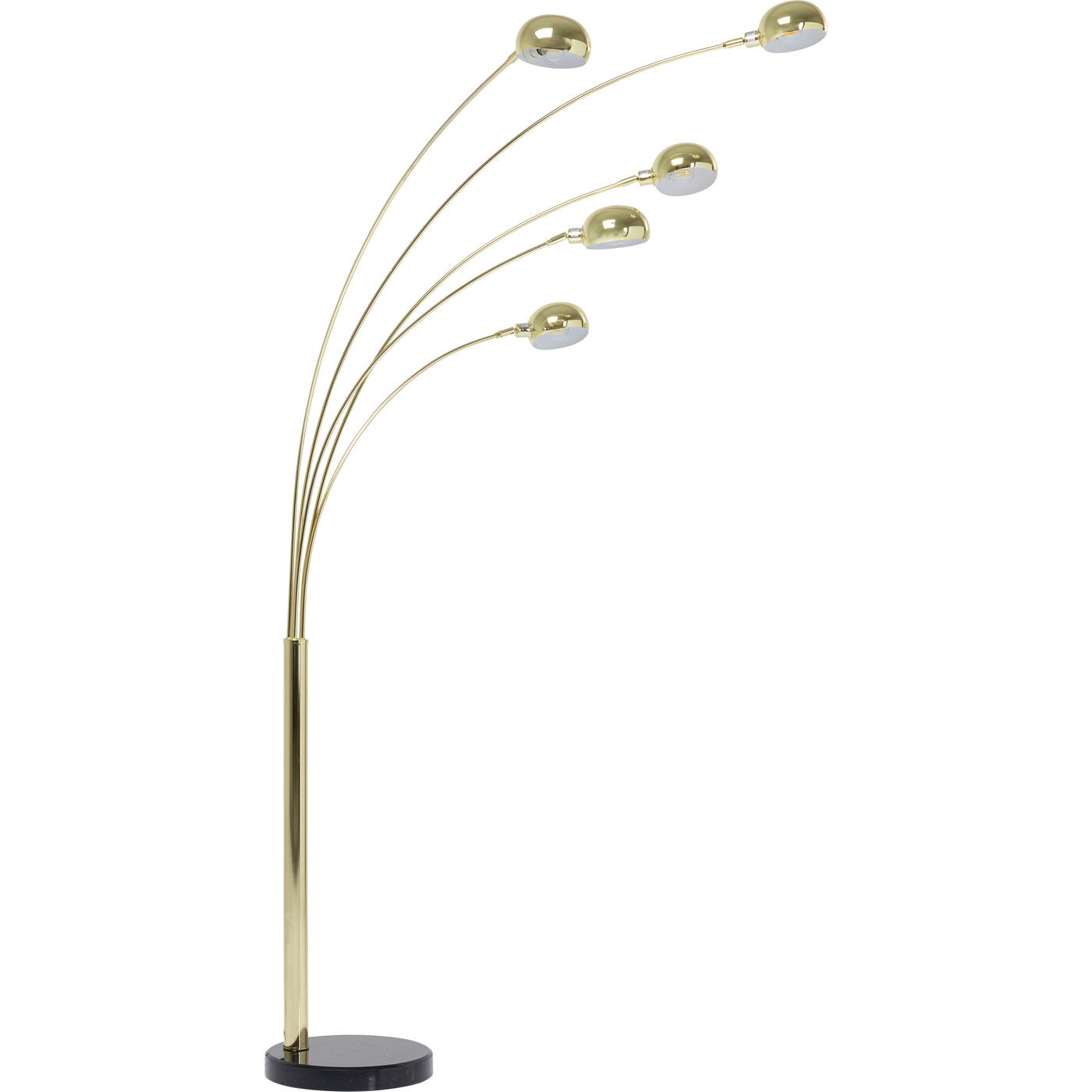 Kare Design Vloerlamp Five Fingers 215cm Messing