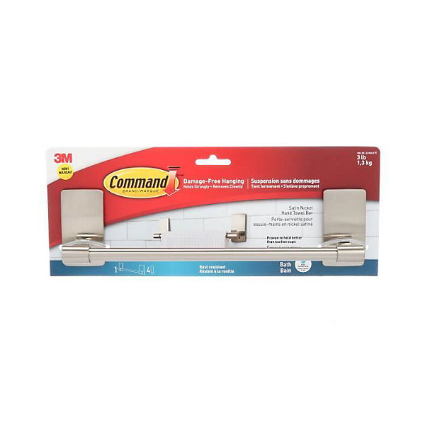 3M Porte serviette pour essuie mains nickel