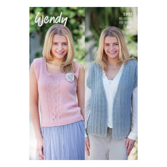 Wendy Fleur DK Sleeve Jacket and Sleeveless Top Digital Pattern 5992