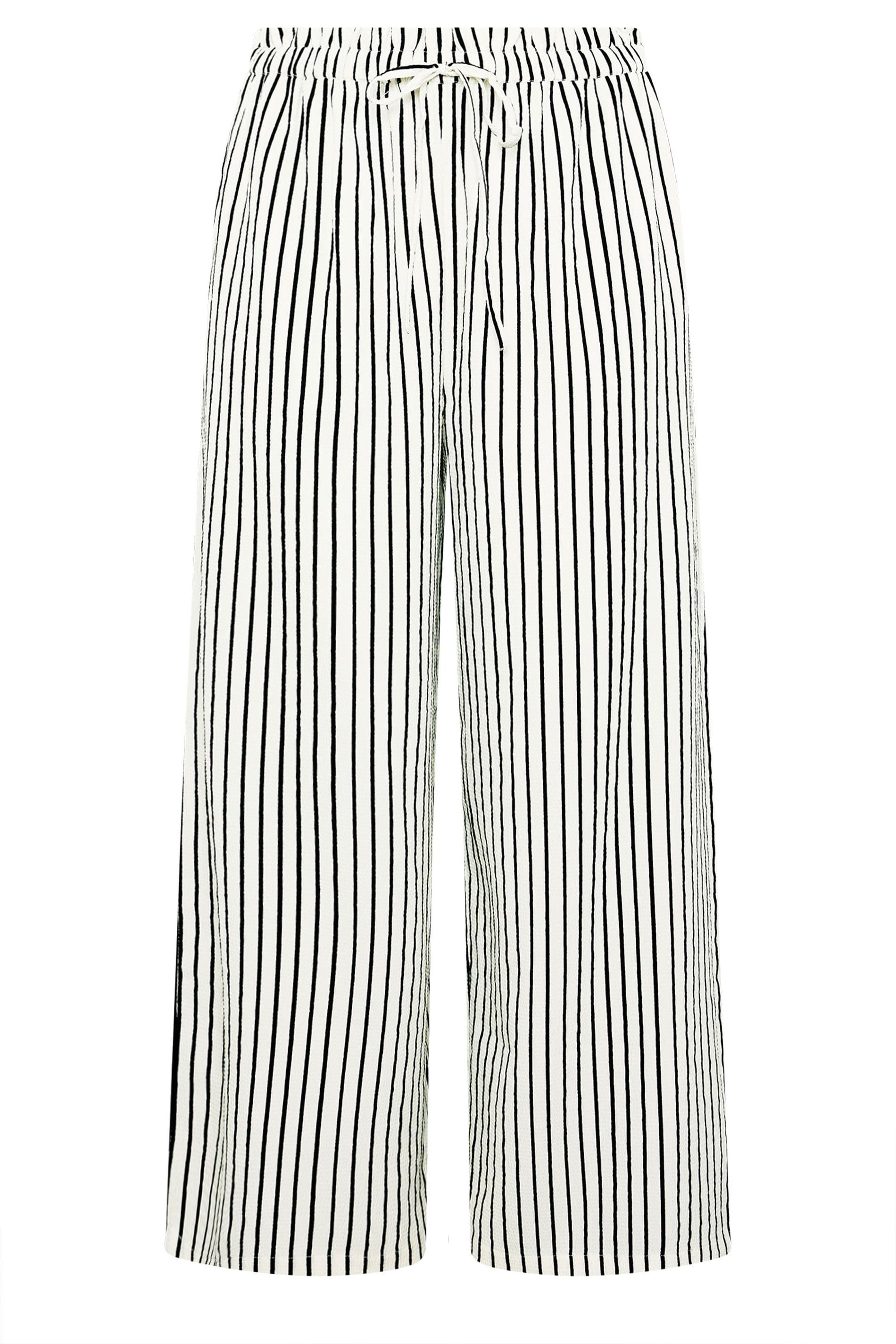 Yours Stripe Paper Bag Waist Trousers