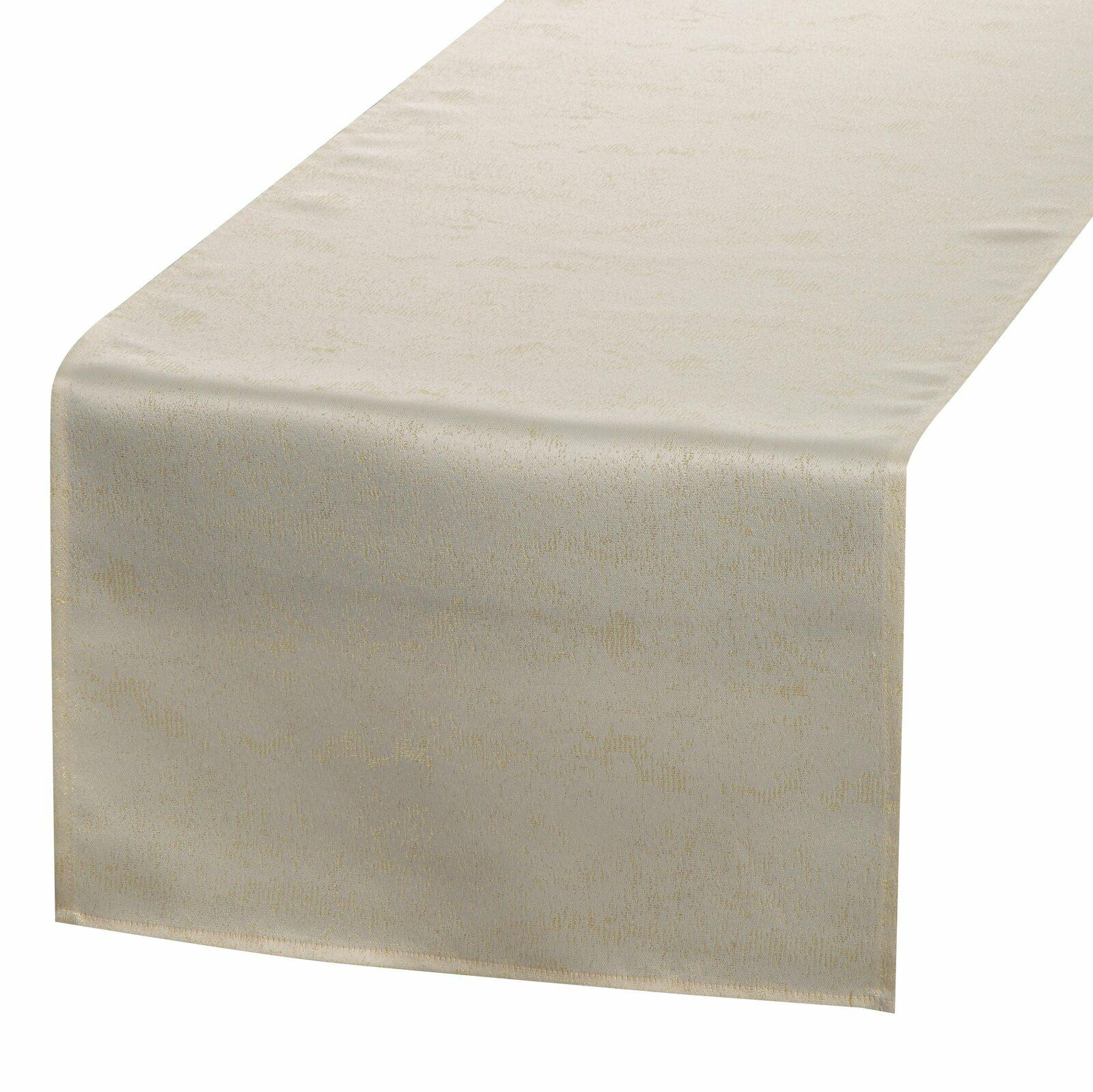 Bieżnik SPARKLE kremowy 40x180 cm elegancki na stół