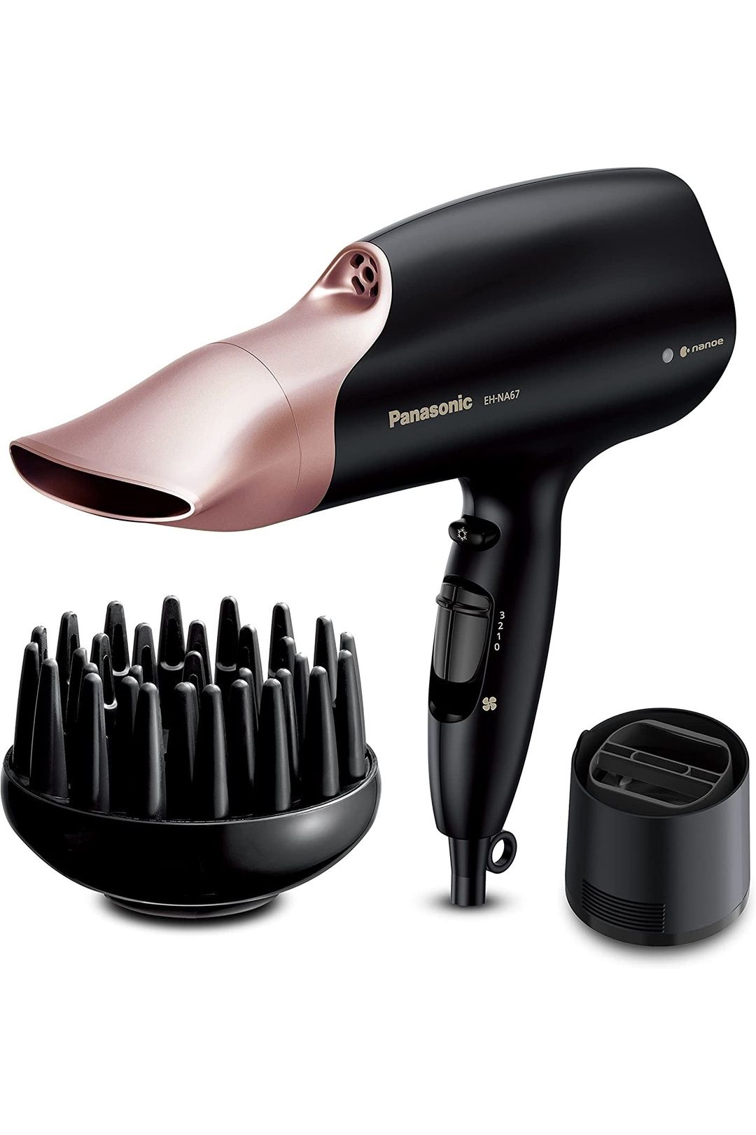 Panasonic EH-NA67 nanoe Hair Dryer & Nanoe Ceramic Hair Straightener Bundle