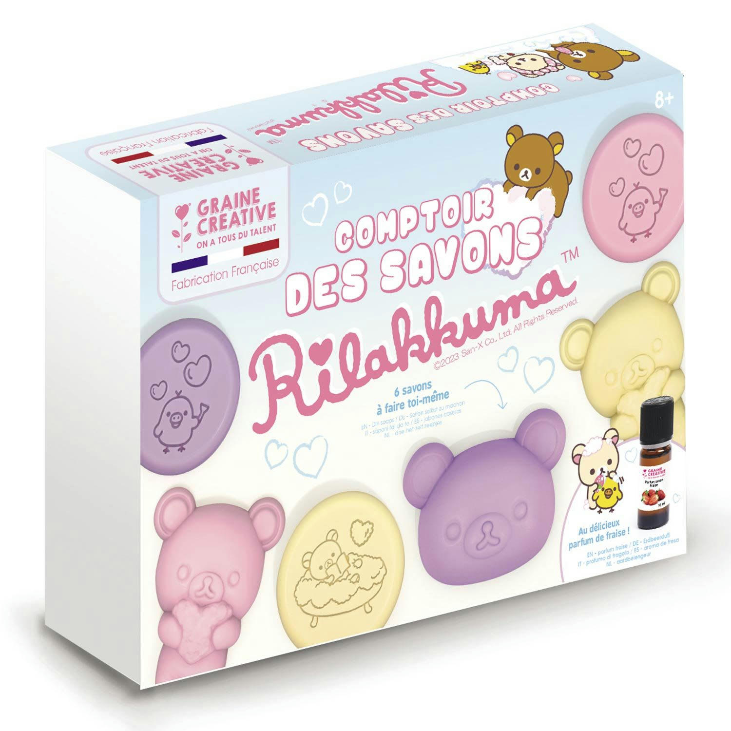 - Coffret savons DIY Rilakkuma