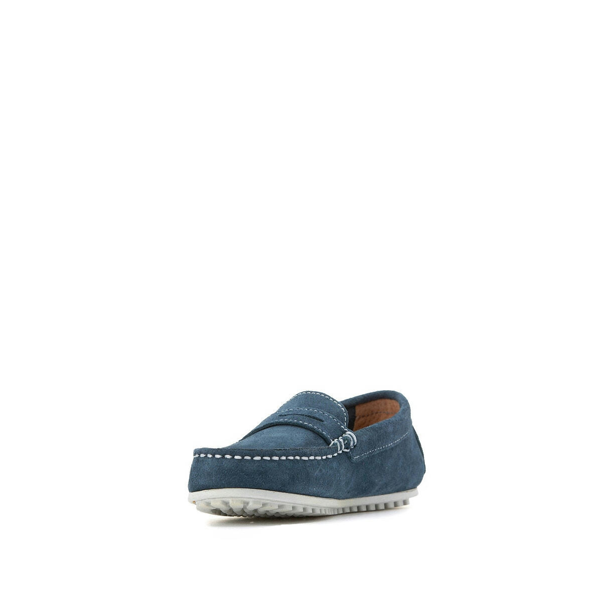 Mocassins en croûte de cuir