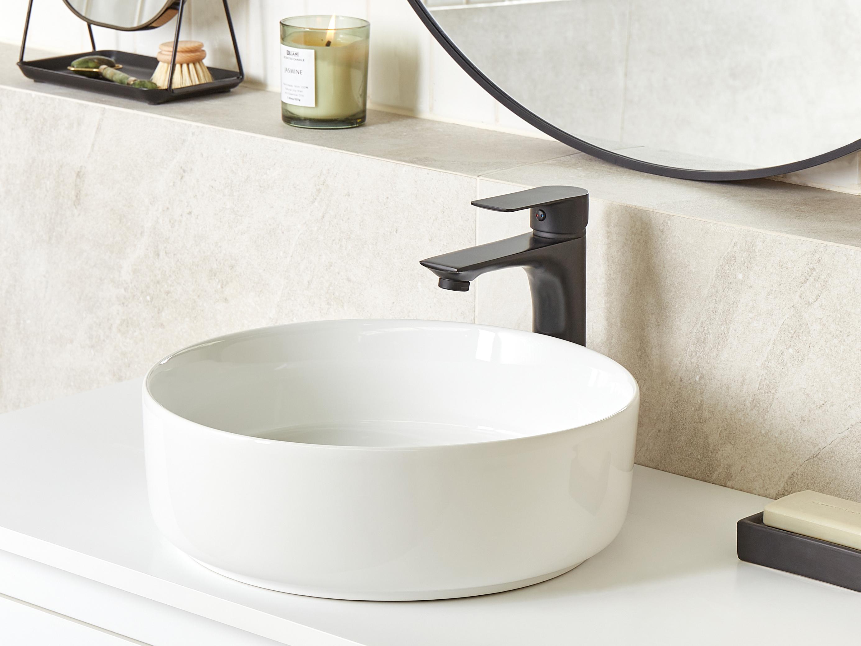 Countertop Basin CALIG ? 360 mm Ceramic White