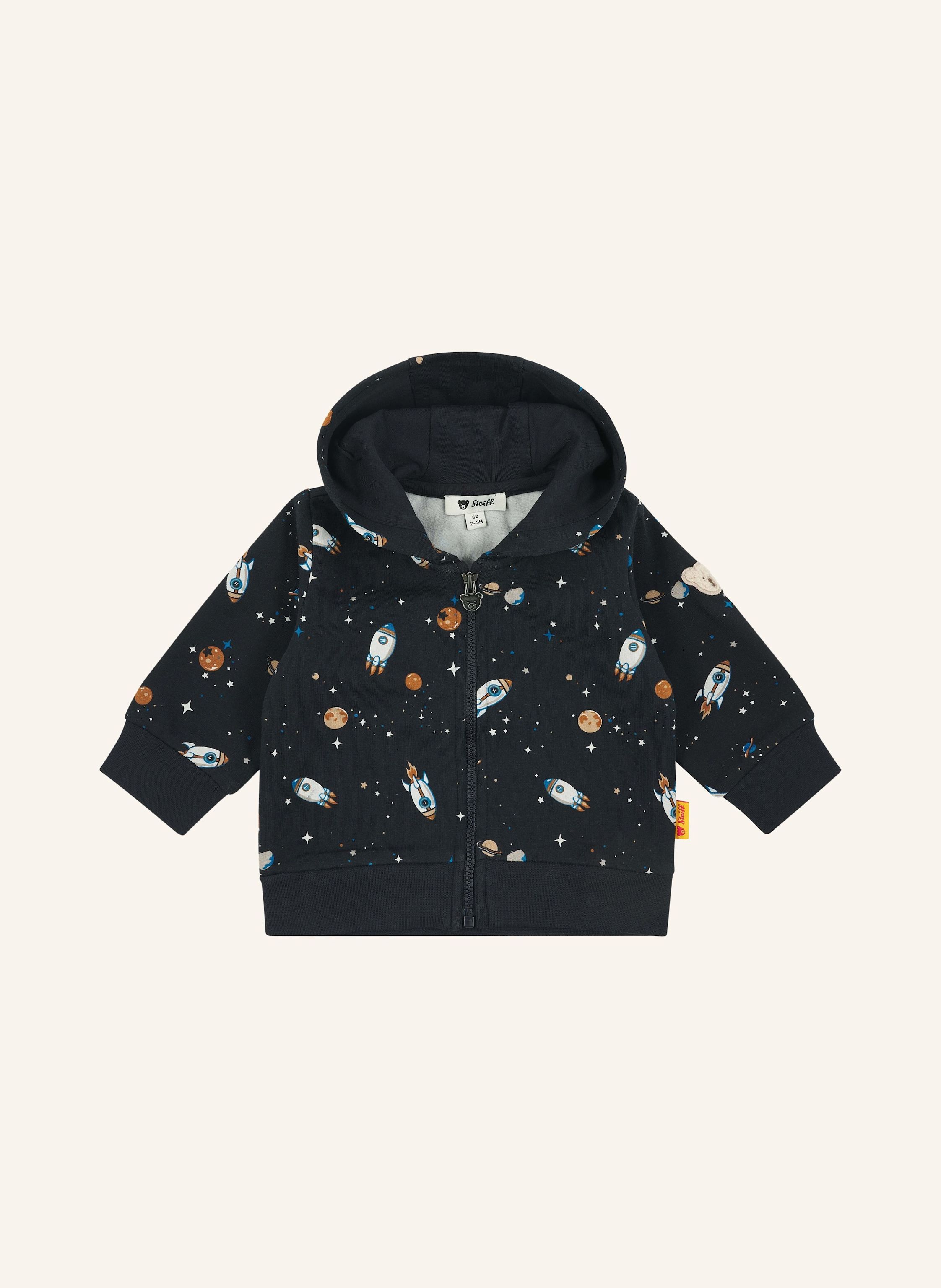 Steiff Sweatjacke OFF TO THE MOON