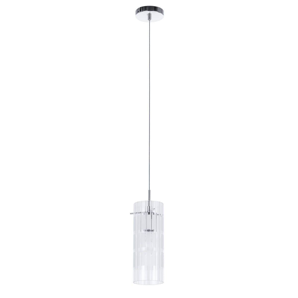 Lampa wisząca chromowana półprzezroczysty Max 1xE27x60W Italux
