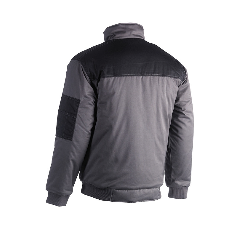 Veste Typhon grise et noire M HEROCK