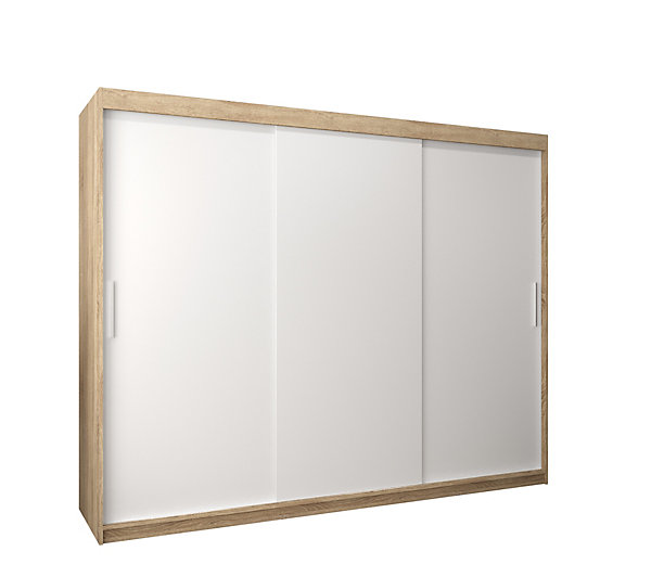 Armoire TOKYO à portes coulissantes H. 200 x L. 250 x P. 62, 3 portes