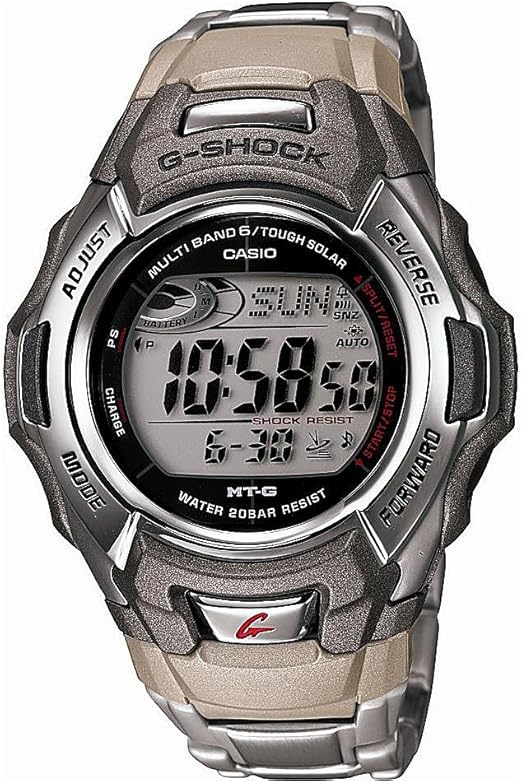 Casio Men's G-Shock MTGM900DA-8CR Tough Solar Atomic Stainless Steel Sport Watch