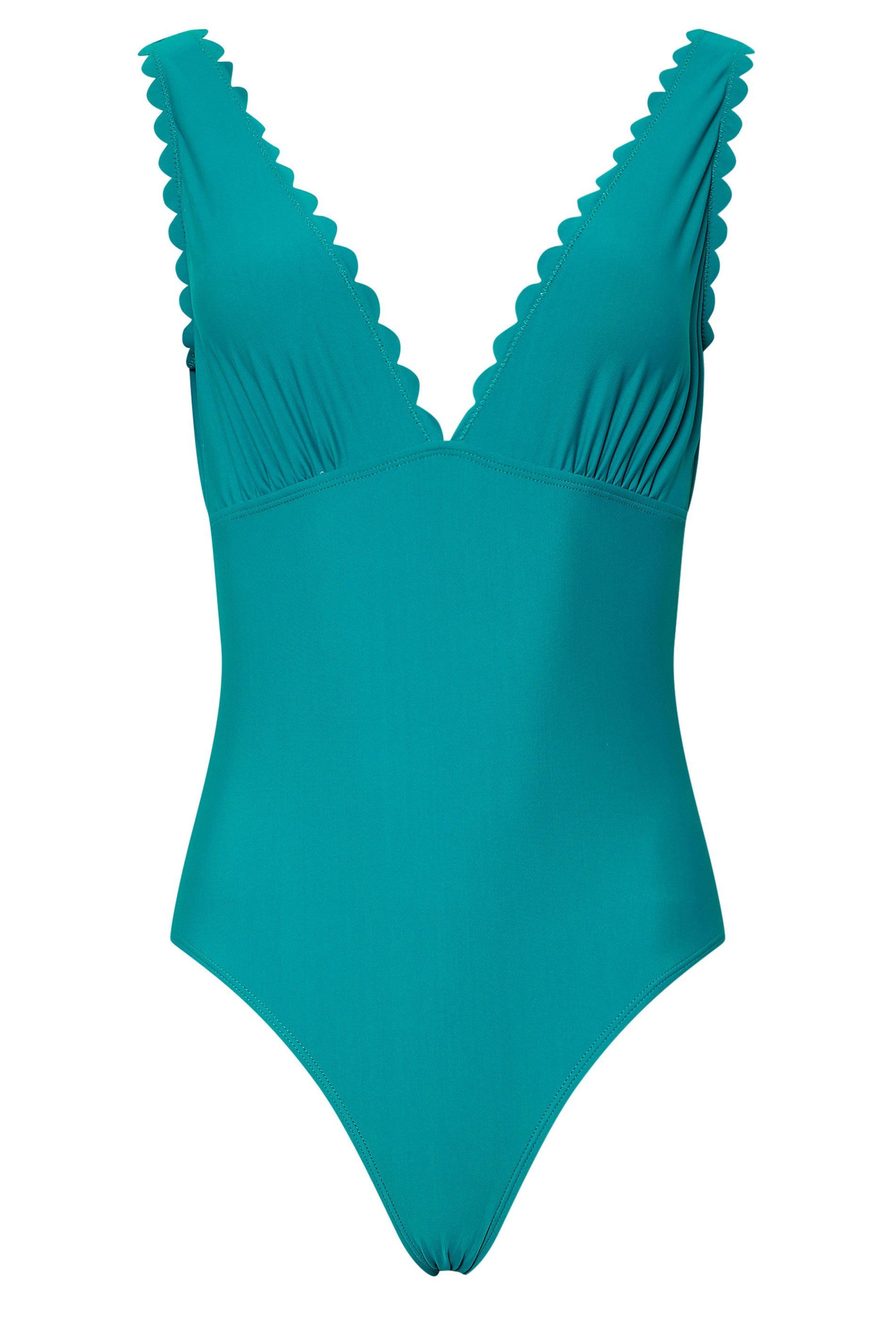 Long Tall Sally Tall Scallop Seam Swimsuit