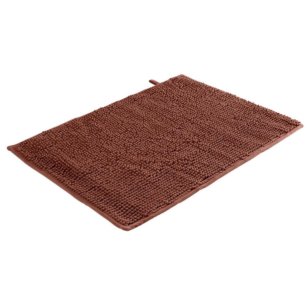 Tapis de bain antidérapant ultra-absorbant terracotta 45x65cm