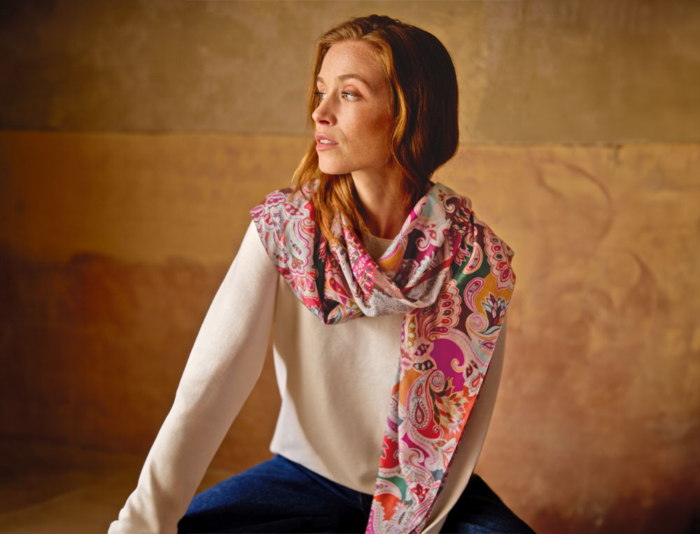 Carré de soieJardin d'orient