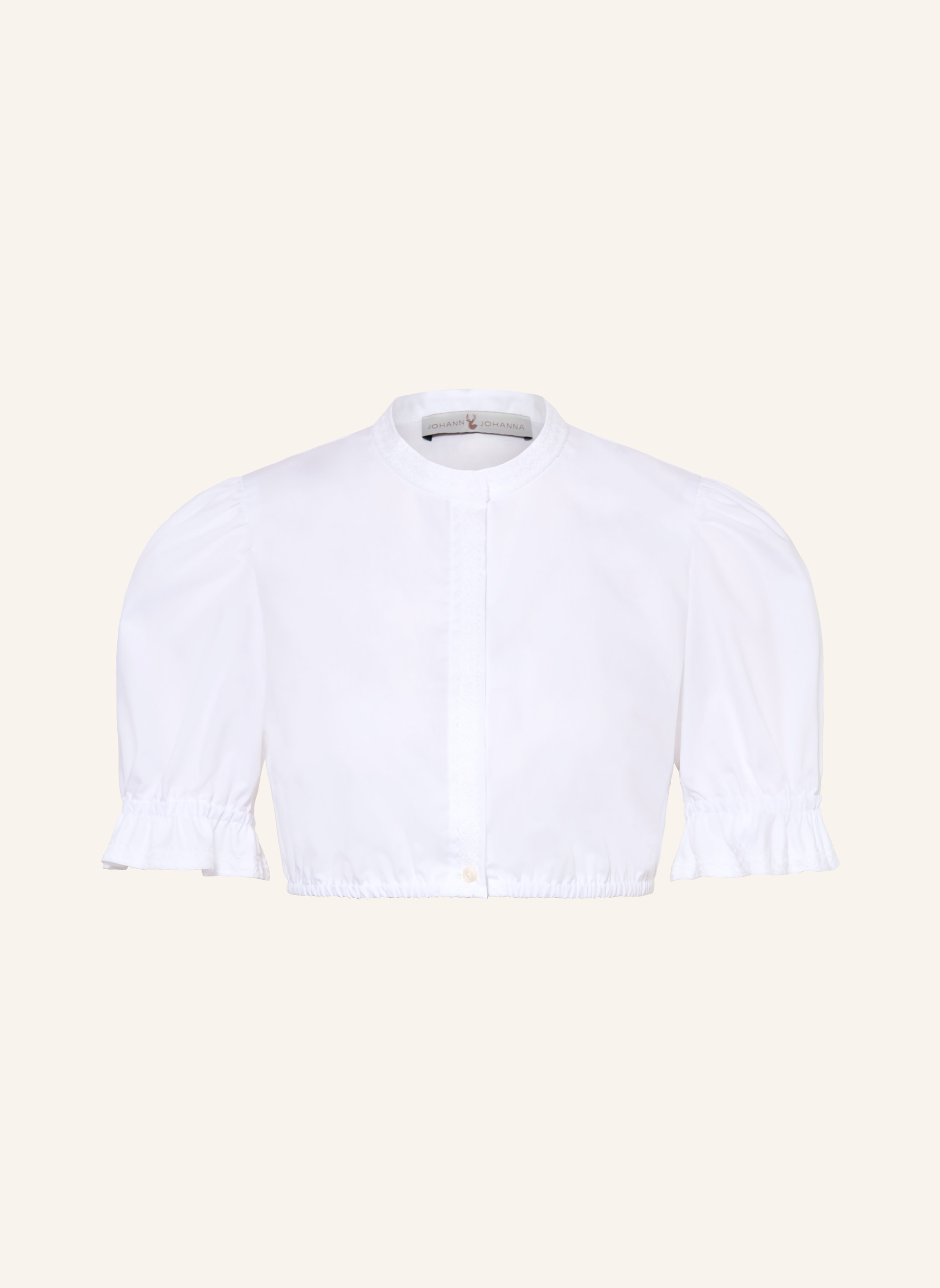 Johann & Johanna Dirndlbluse mit Spitze und Rüschen