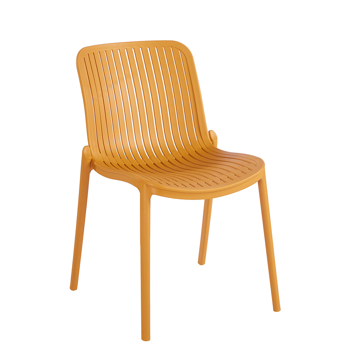 Cadeira BARI amarela sem braços