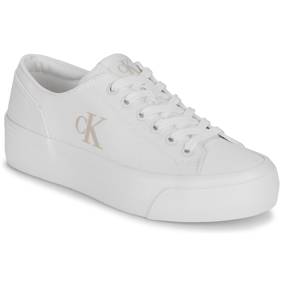 Calvin Klein Jeans - VULC FLATFORM LOW CV MG - Black / White
