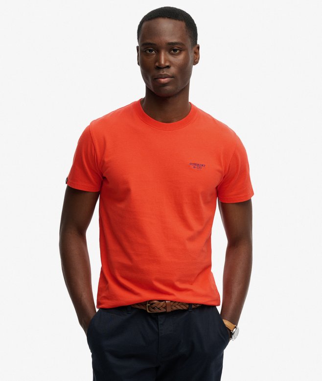 Essential Stacked Logo Embroidered T-shirt