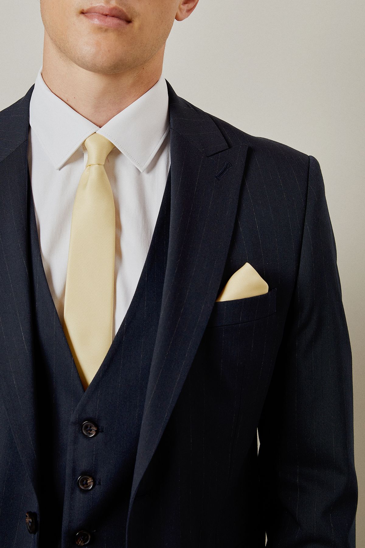Burton Lemon Tie And Pocket Square