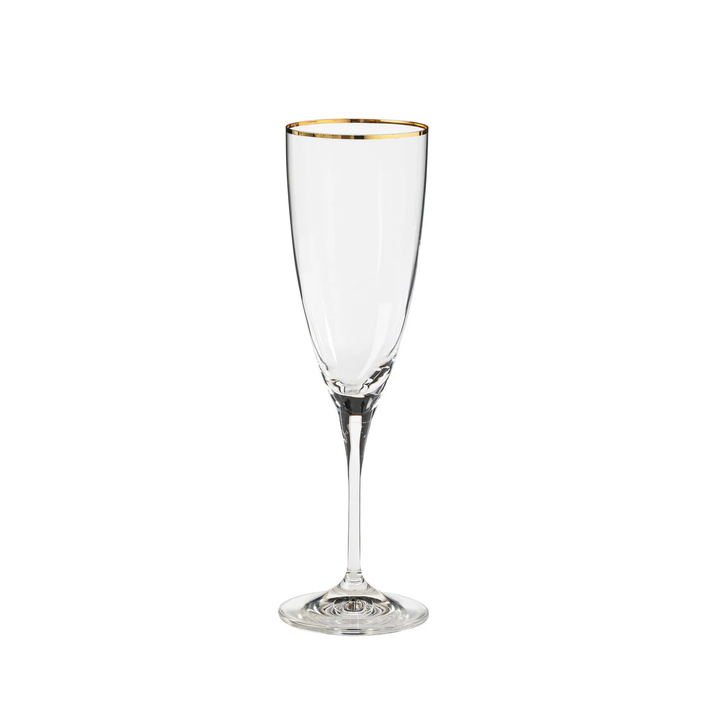 Set 6 Flutes with Golden Rim Sensa, Casafina by COSTA NOVA
