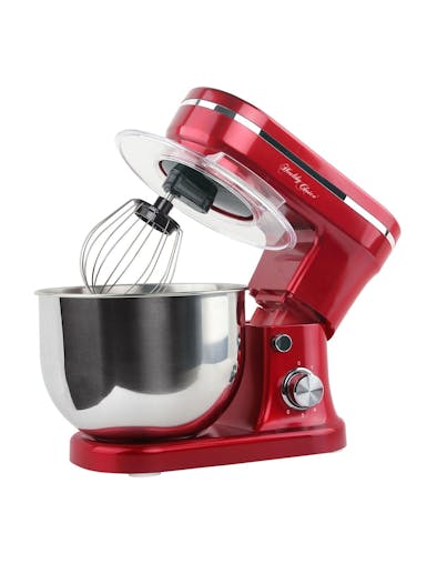 400W Mix Master 5L Kitchen Stand (Red) w/ Bowl/ Whisk/ Beater