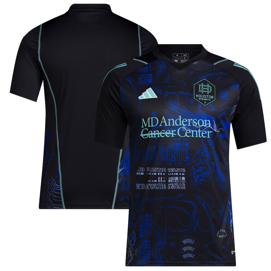 Houston Dynamo FC adidas 2023 One Planet Replica Jersey - Black