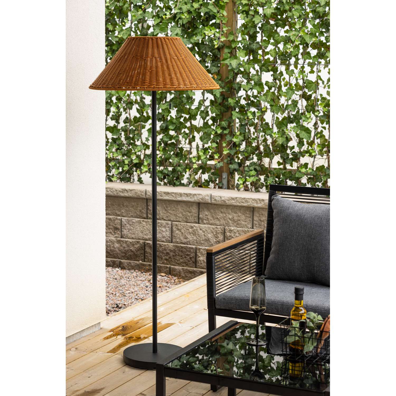 Venture Home Mabis Vloerlamp ⌀60 - Bruin