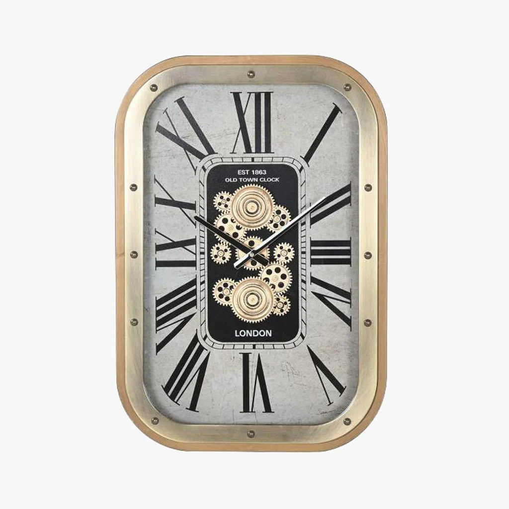 Relogio Rect Br/Dr 43x8,5x63