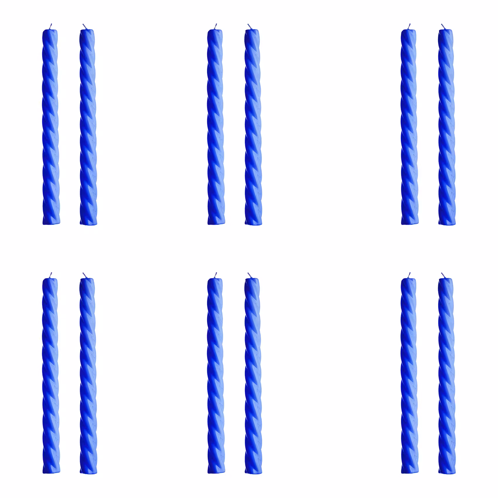 Stabkerze TWISTED 12er-Set