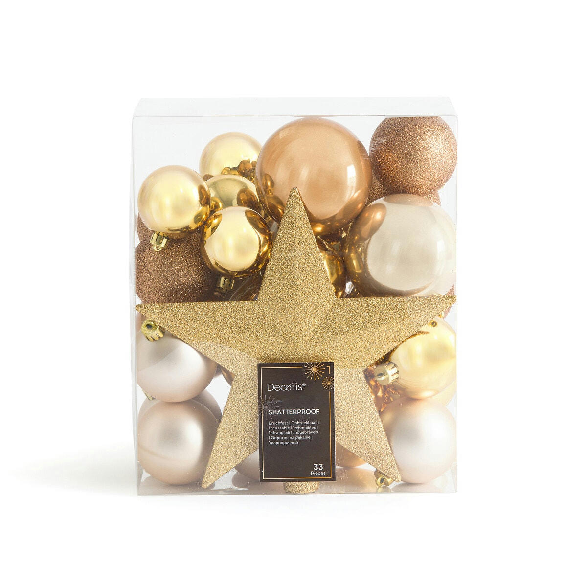 Coffret de 33 boules de Noël, Caspar