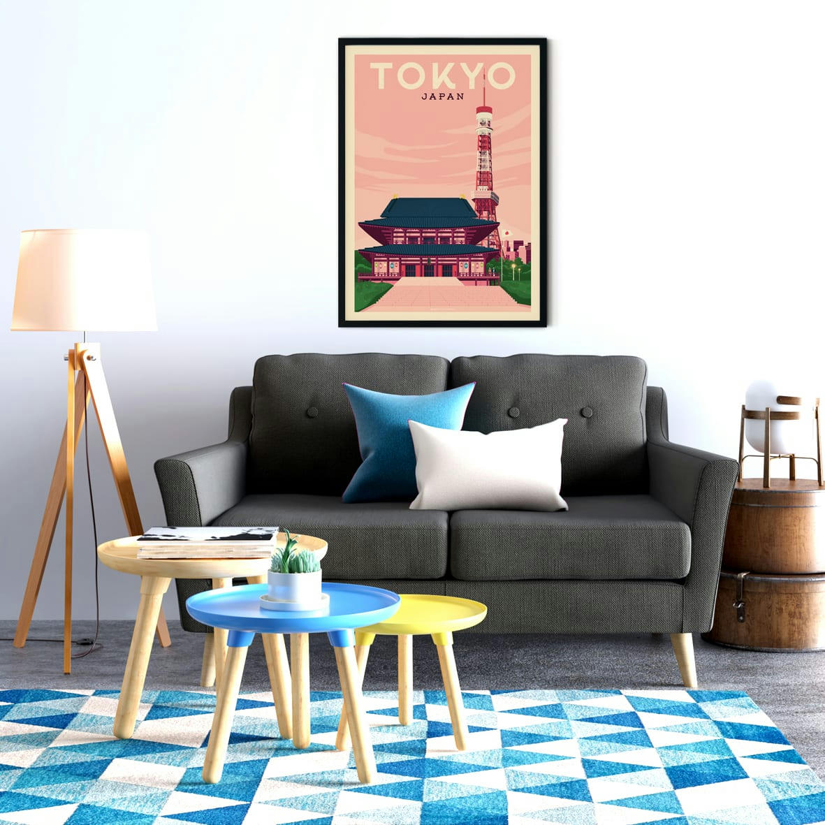 - Affiche Tokyo  50x70 cm