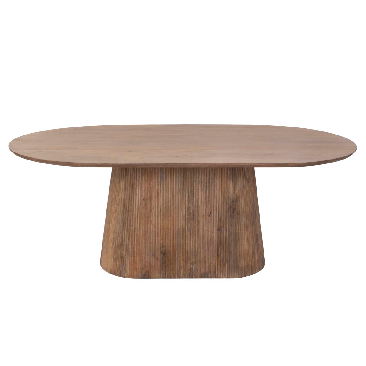 Giga Meubel Eettafel Salvador - Naturel Hout - 160x100x76cm