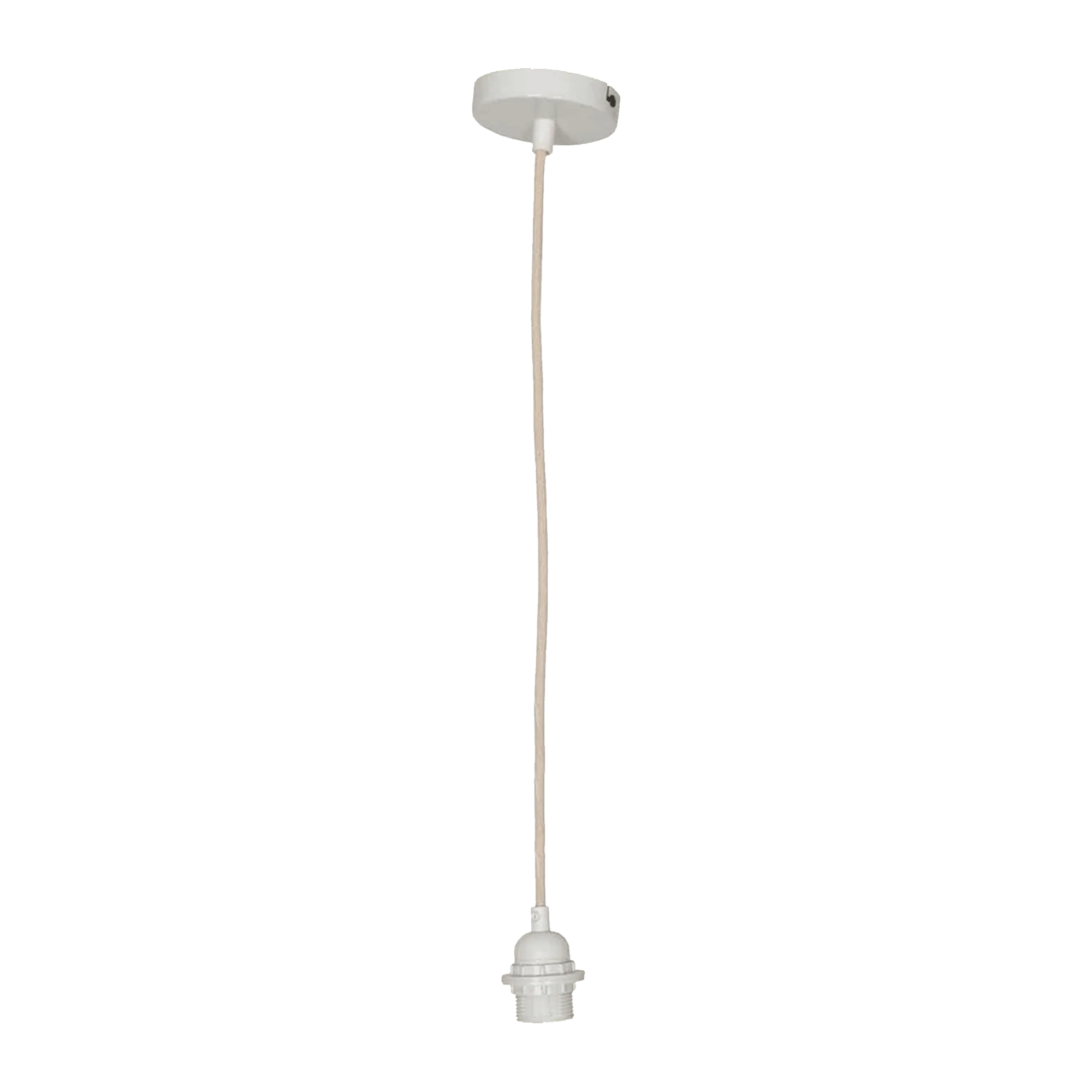 Kit suspension plafond CORDON coloris blanc diamètre 1 cm